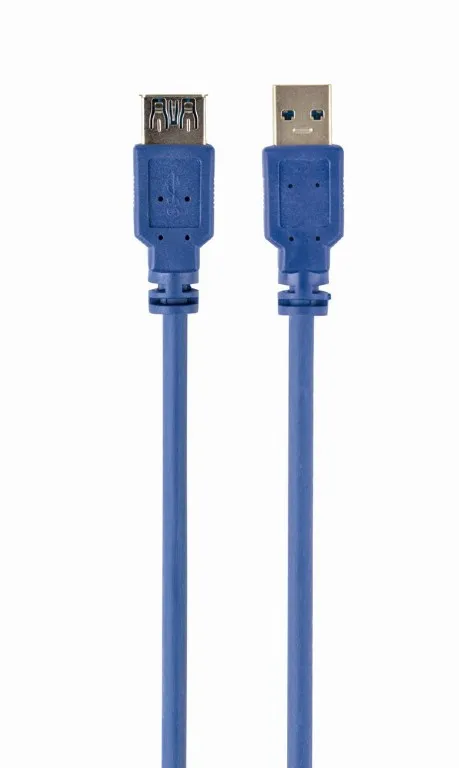 Cablu prelungitor Cablexpert CCP-USB3-AMAF-10, USB Type-A (F)/USB Type-A (M), 3m, Albastru