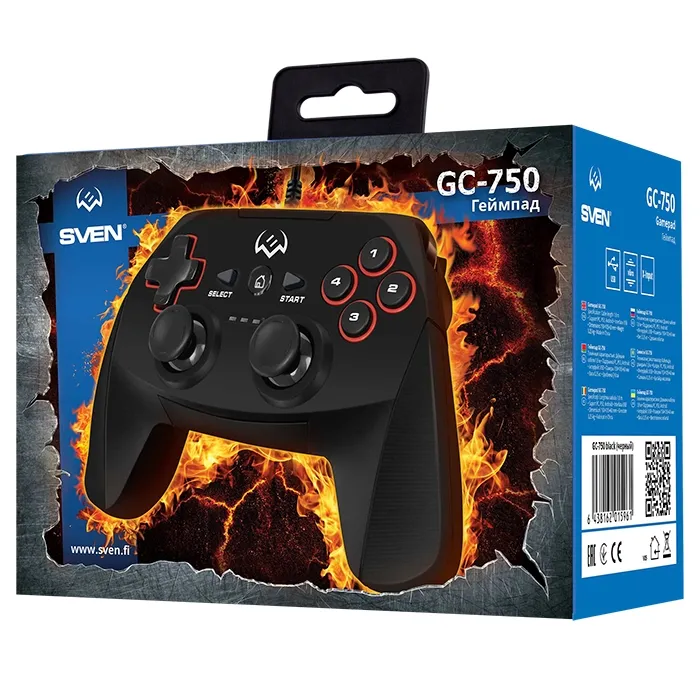 Gamepad SVEN GC-750, Negru