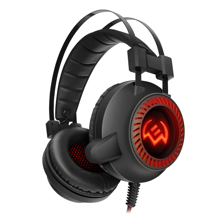 Căști gaming SVEN AP-U840MV, Cu fir, Negru/Roșu