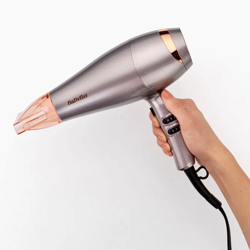 Uscător de păr BaByliss Elegance 5336NPE, 2100 W, Argintiu