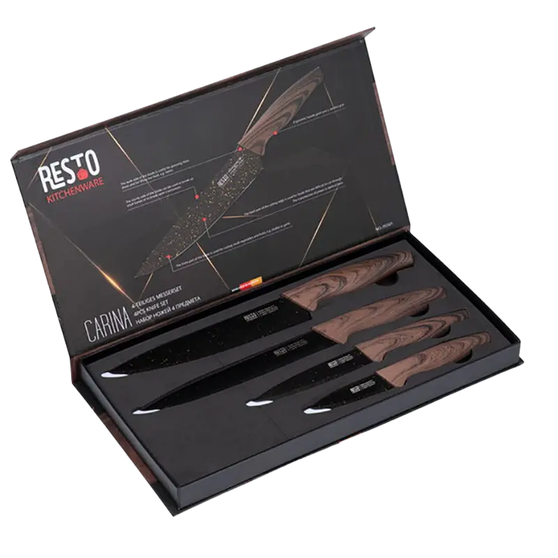 Set de Cuțite RESTO 95501, Cafeniu