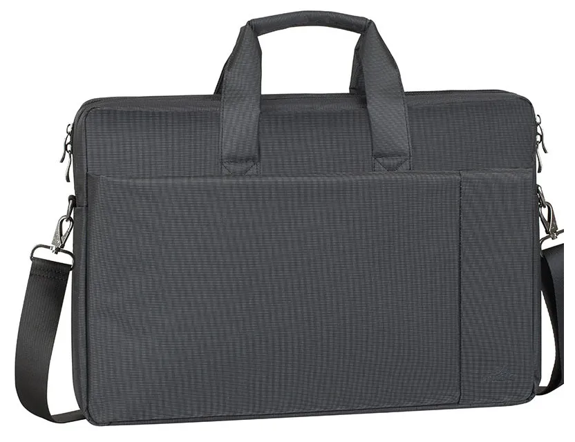 Geantă pentru Laptop RivaCase Central, 17.3", Poliester, Negru