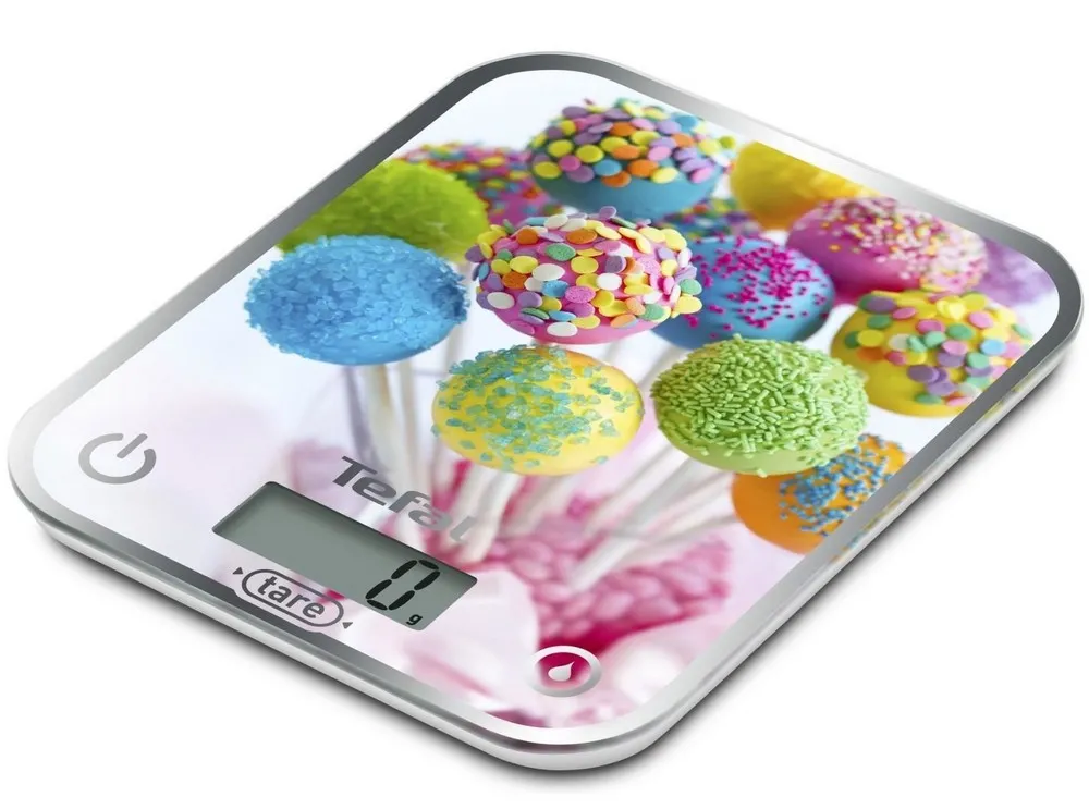 Cântar electronic de bucătărie Tefal Optiss Décor, Multicolor