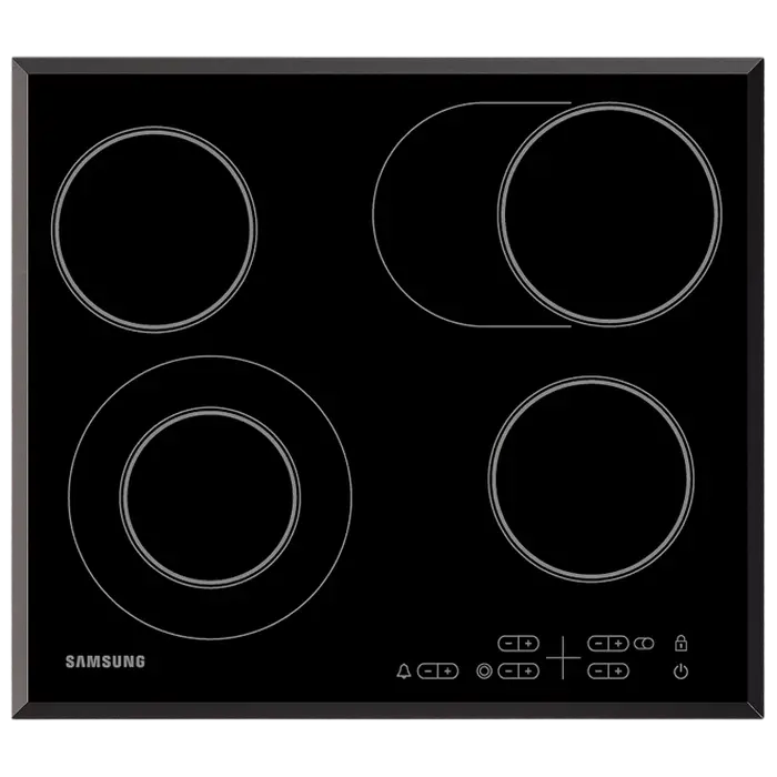 Plita incorporabilă electrică Samsung NZ64T3516QK/WT, Negru
