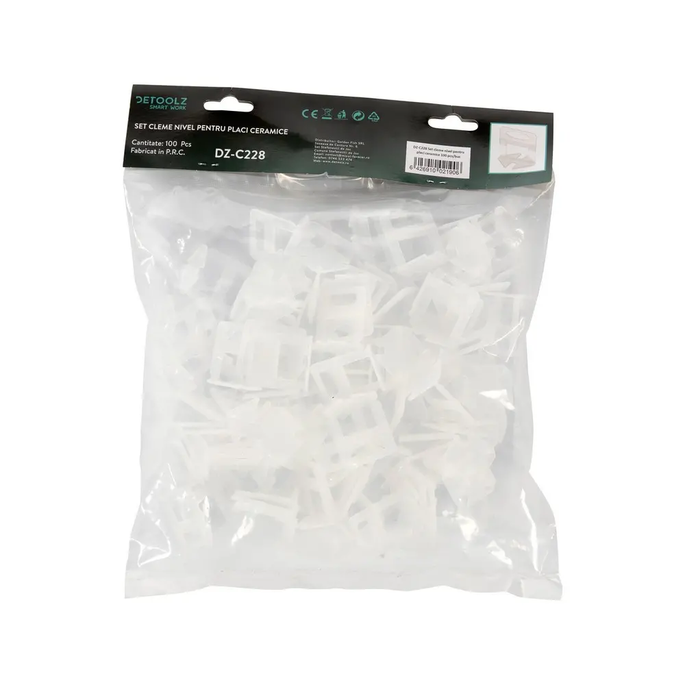 Set cleme nivel pentru placi ceramice 100 pcs/buc