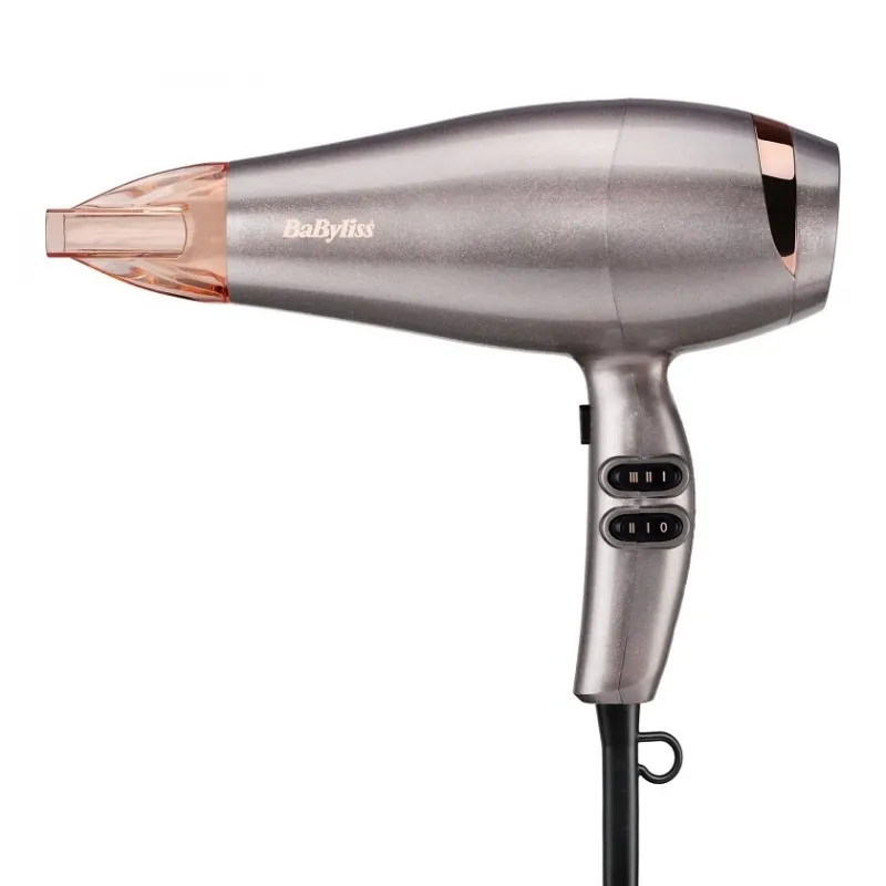 Uscător de păr BaByliss Elegance 5336NPE, 2100 W, Argintiu
