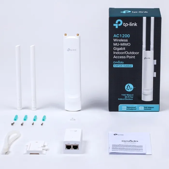 Punct de acces exterior TP-LINK AC1200, 300 Mbps, 867 Mbps, Alb