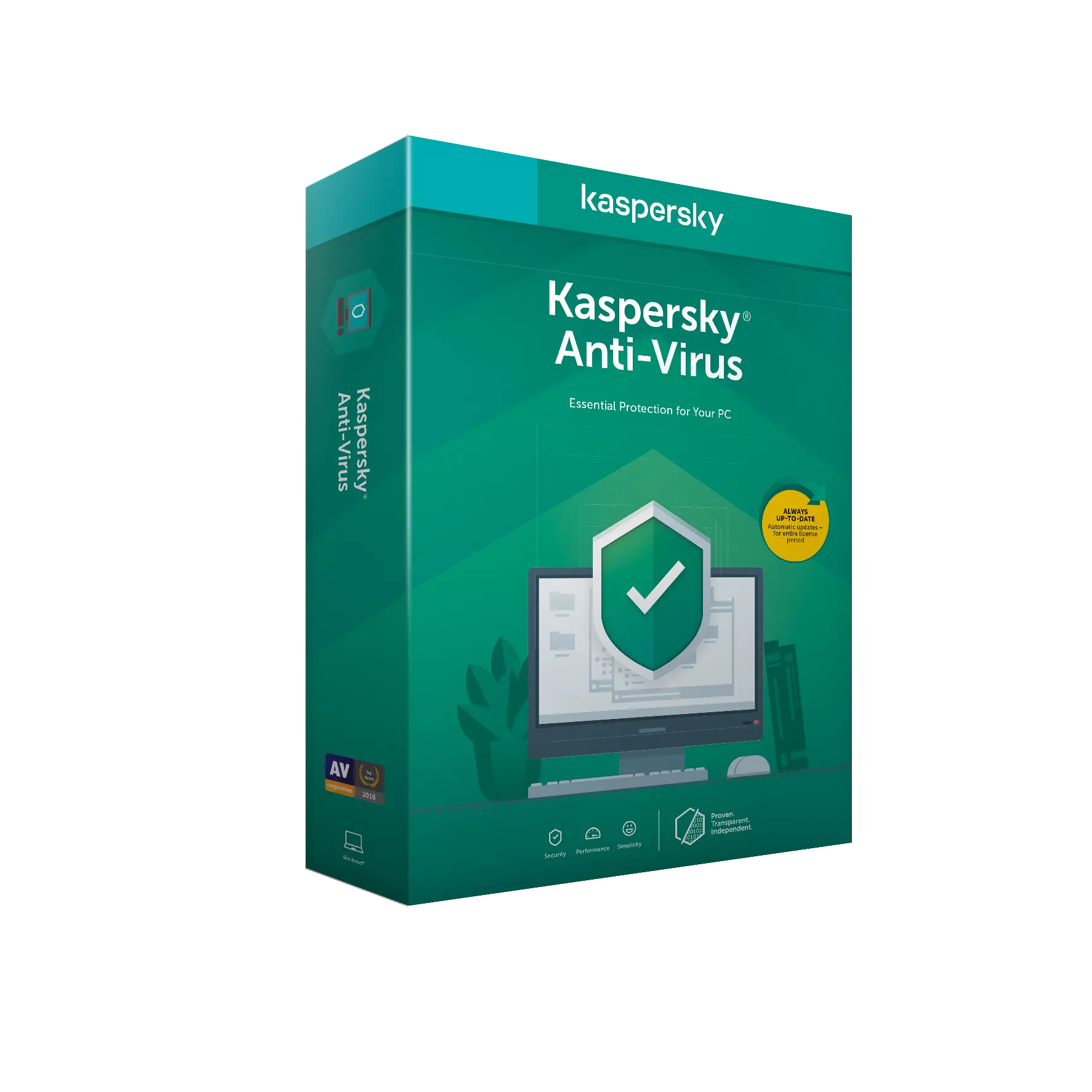 Kaspersky Anti-Virus  Box Base 2+1 Dt 1 year