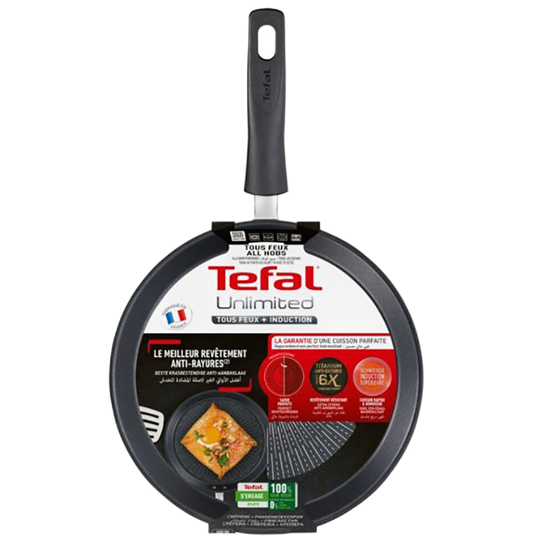 Tigaie pentru clatite Tefal G2553872, 25cm, Negru