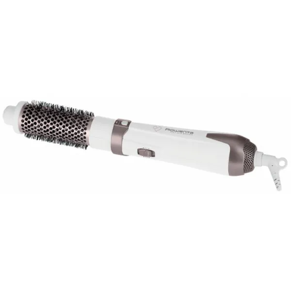 Uscător de păr-perie Rowenta Hot Air Brush CF7830F0, 1200 W, Alb