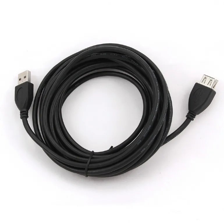 Adaptor USB Gembird CCF-USB2-AMAF-15, USB Type-A (F)/USB Type-A (M), 4,5m, Negru