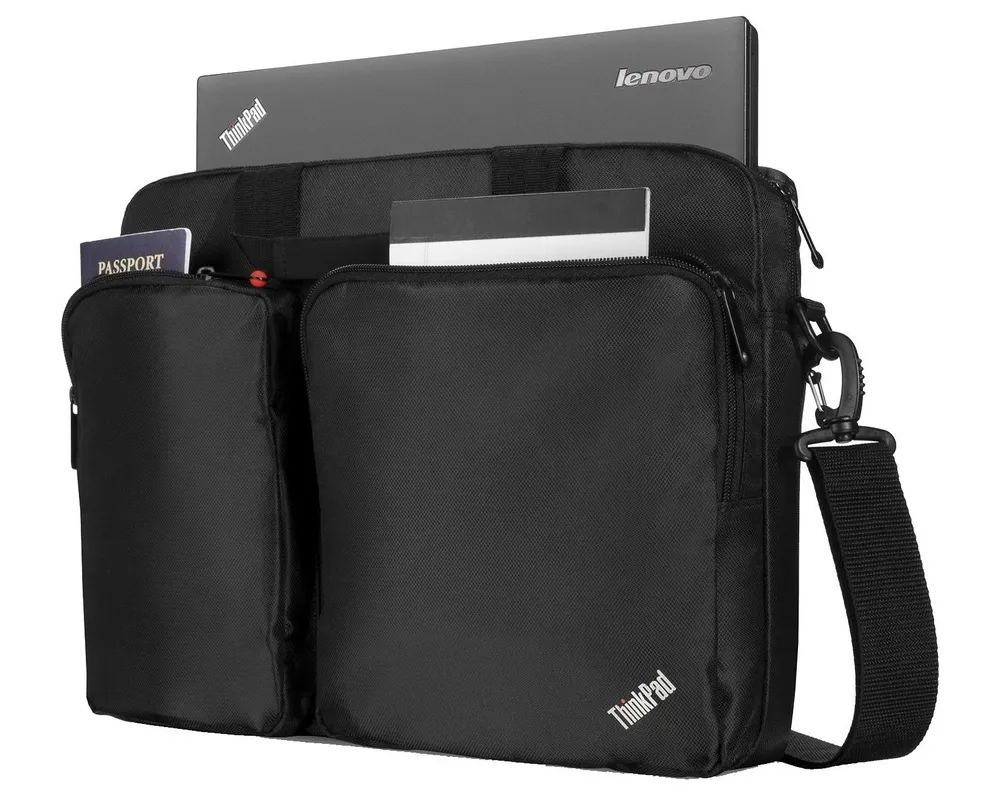 Geantă pentru Laptop Lenovo ThinkPad 3-In-1, 14", Poliester, Negru