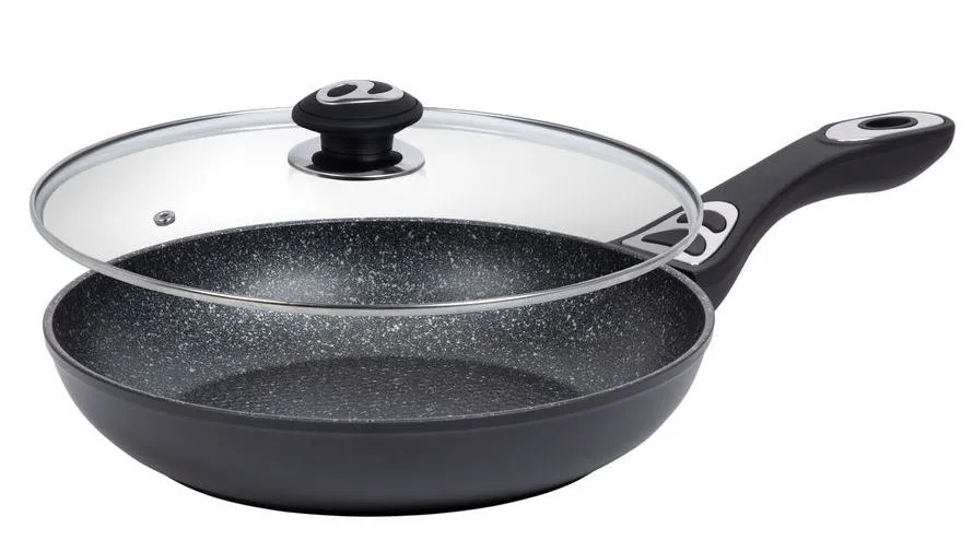 Tigaie RESTO 93152, 24cm, Negru