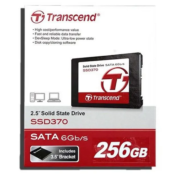 Unitate SSD Transcend SSD370S, 256GB, TS256GSSD370S