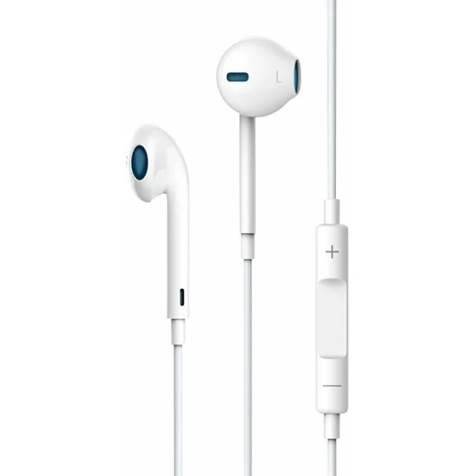 Căști Devia EarPods Earphone, Alb