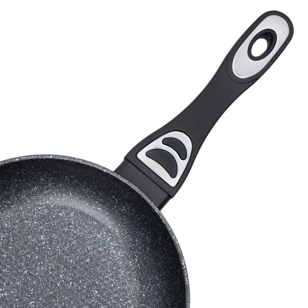 Tigaie RESTO 93152, 24cm, Negru