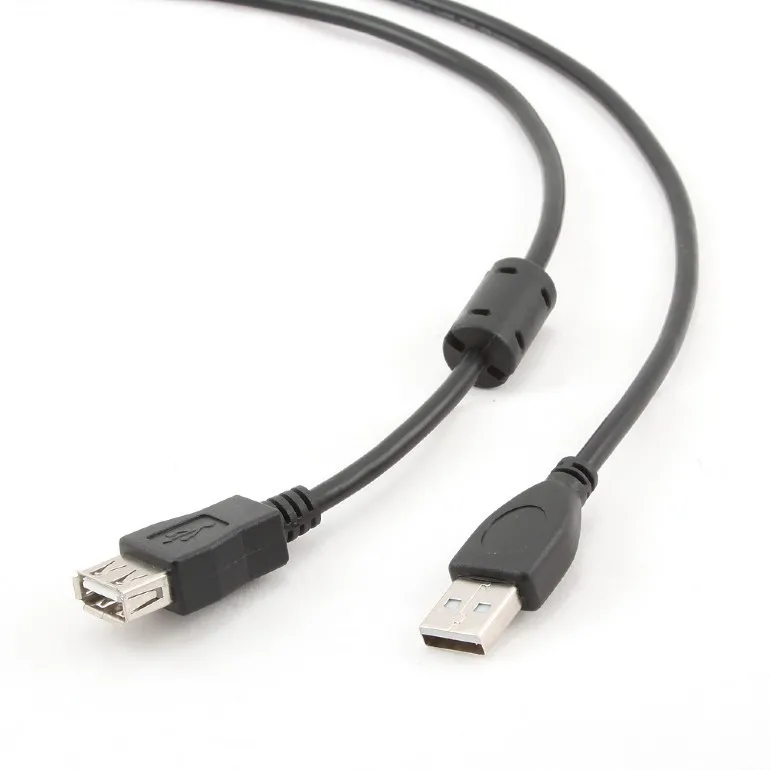 Adaptor USB Gembird CCF-USB2-AMAF-15, USB Type-A (F)/USB Type-A (M), 4,5m, Negru