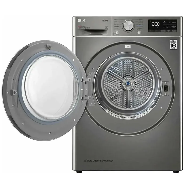 Uscător de rufe LG DC90V5V9S, 9kg, Gri