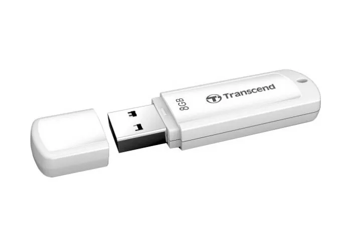 Memorie USB Transcend JetFlash 730, 8GB, Alb