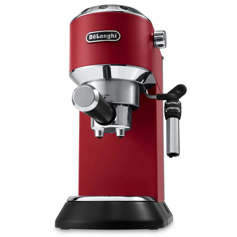 Espressor manual De'Longhi Dedica Pump Espresso, 1300W, Roșu