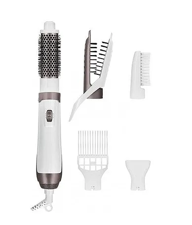 Uscător de păr-perie Rowenta Hot Air Brush CF7830F0, 1200 W, Alb
