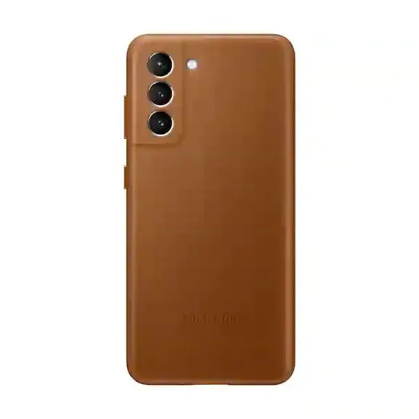 Husă Samsung Leather Cover for Galaxy S21, Cafeniu