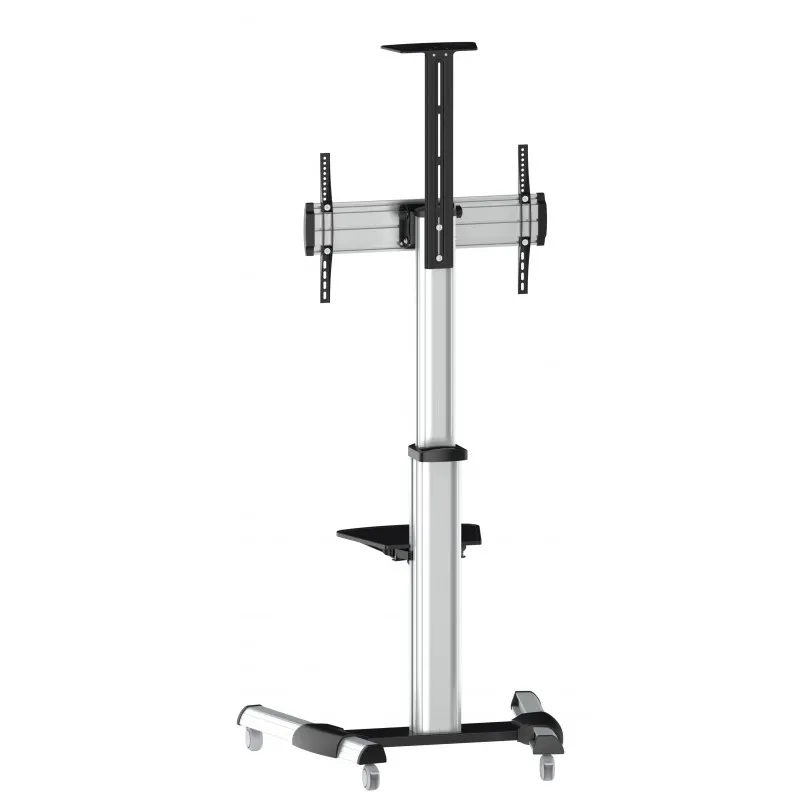 Suport TV Mobil Reflecta TV Stand 70VC-Shelf, Argintiu