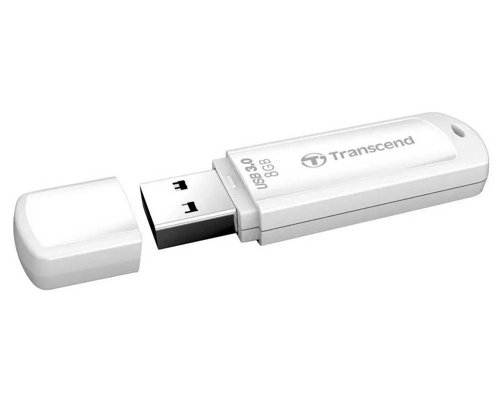 Memorie USB Transcend JetFlash 730, 8GB, Alb