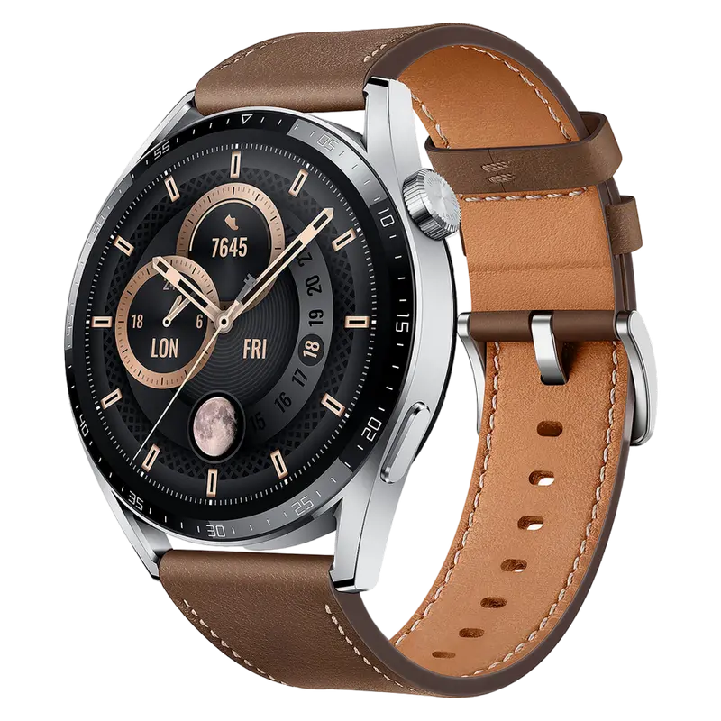 Ceas inteligent Huawei WATCH GT 3, 46mm, Negru