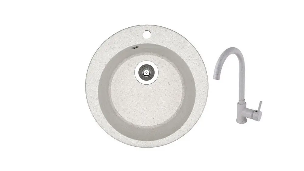 SET chiuveta Dr Gans GALA + SanDonna F 7073 gri