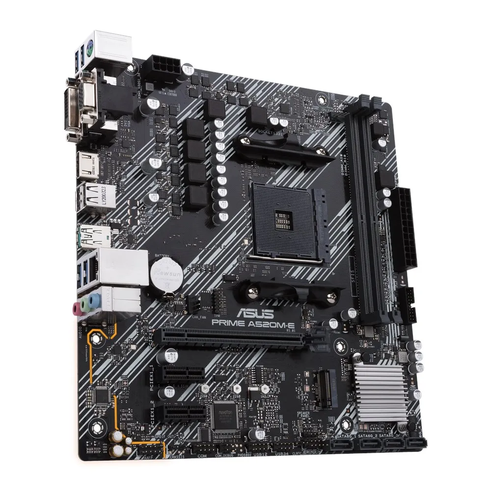 Placă de bază ASUS PRIME A520M-E, AM4, AMD A520, Micro-ATX