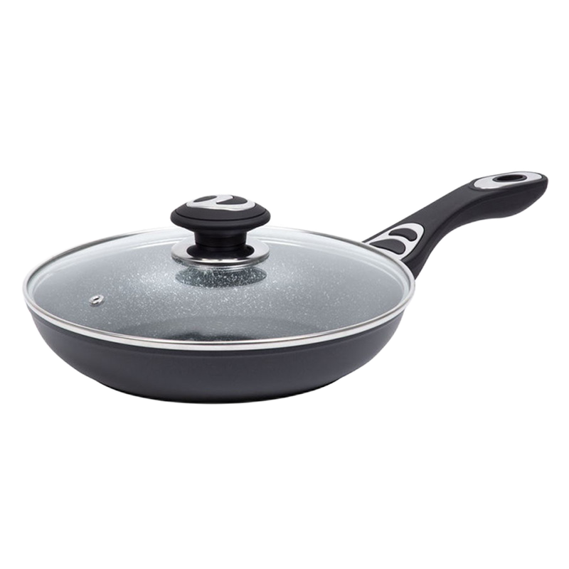 Tigaie RESTO 93152, 24cm, Negru
