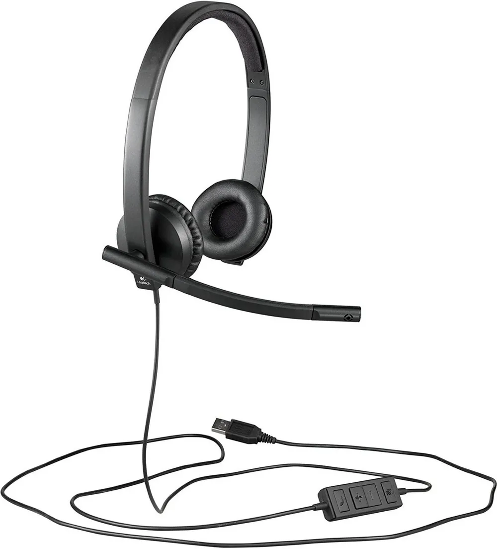 Căști Logitech H570E, Negru