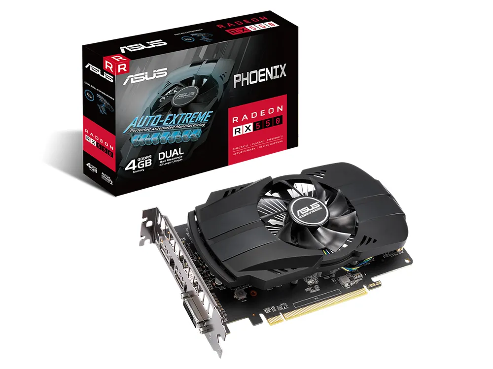 Placă Video ASUS PH-RX550-4G-EVO,  4GB GDDR5 128bit