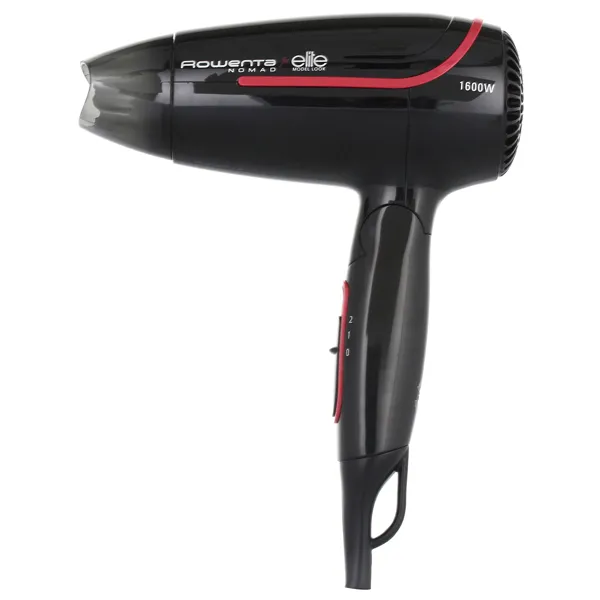 Uscător de păr compact Rowenta Nomad TN2300F1, 1600 W, Negru