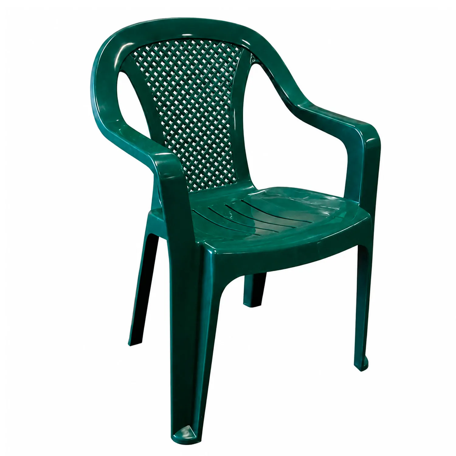 Scaun plastic Valerija Elegant (verde)