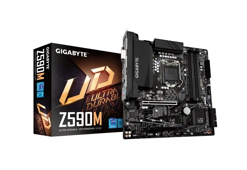 Placă de bază Gigabyte Z590M, LGA1200, Intel Z590, Micro-ATX