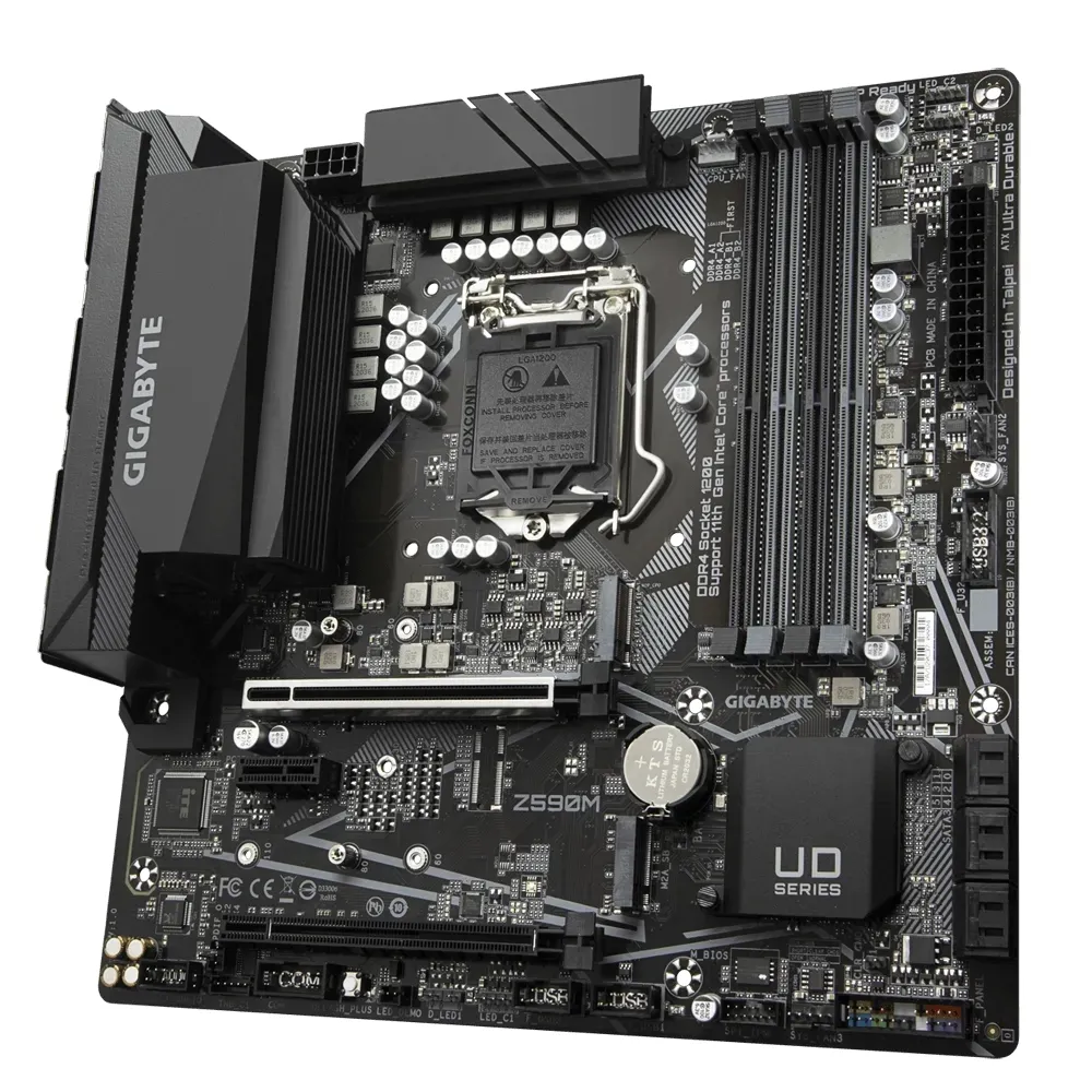 Placă de bază Gigabyte Z590M, LGA1200, Intel Z590, Micro-ATX