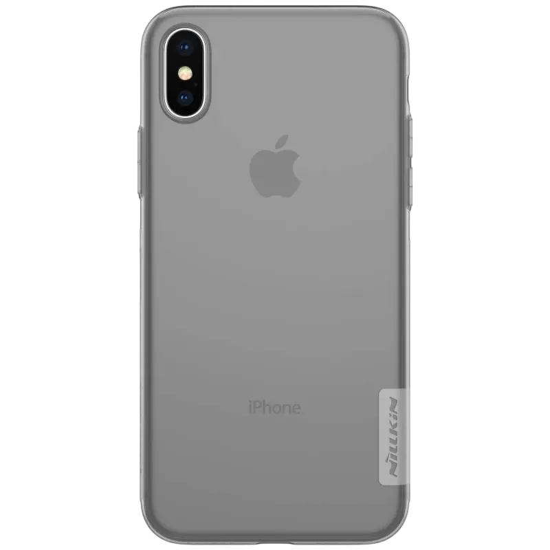 Husă Nillkin iPhone XS Max - Ultra thin TPU - Nature, Gri