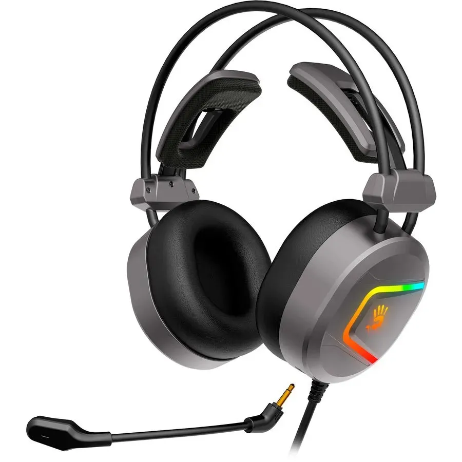 Căști gaming Bloody MC750, USB, Gri