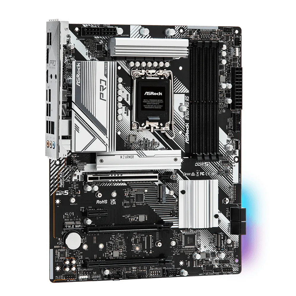 Placă de bază ASRock B760 PRO RS, LGA1700, Intel B760, ATX