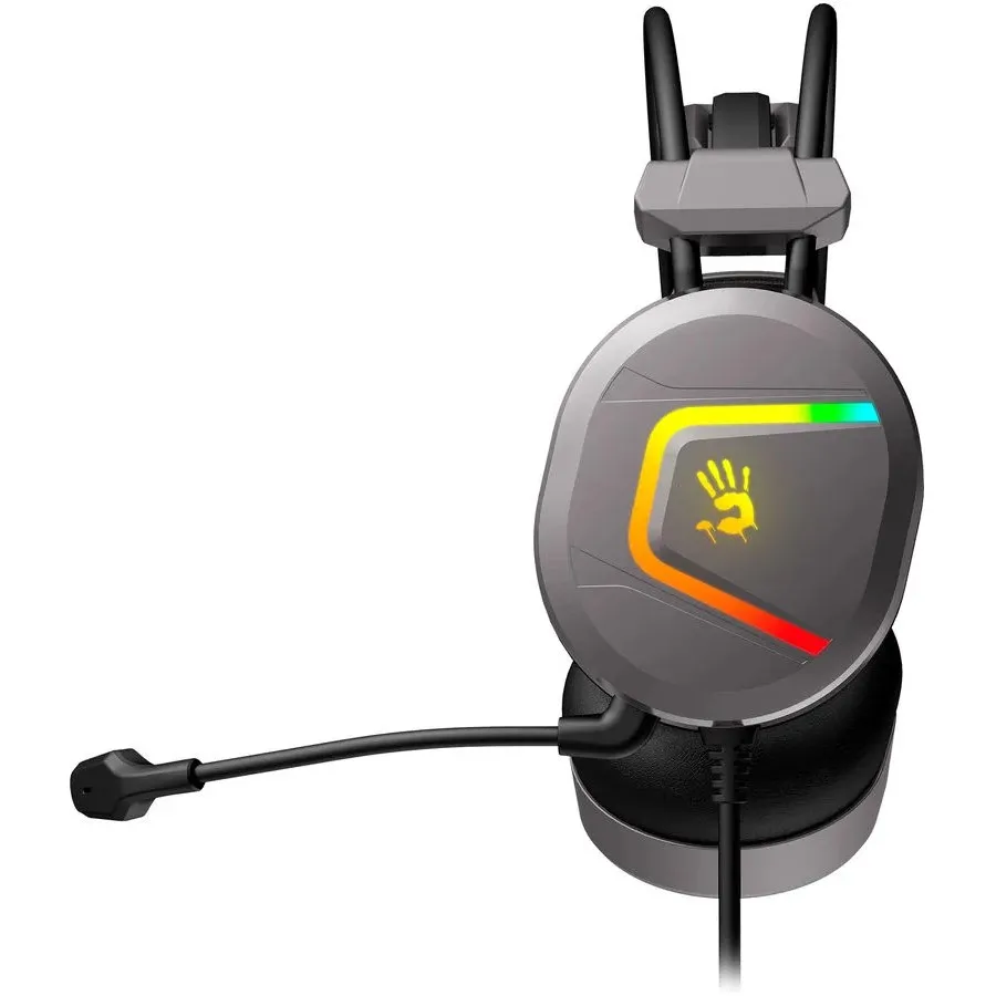 Căști gaming Bloody MC750, USB, Gri