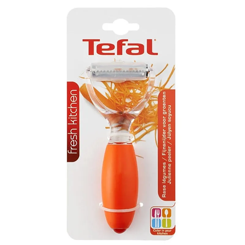 Cuțit pentru curățarea legumelor Tefal K0611814, Portocaliu