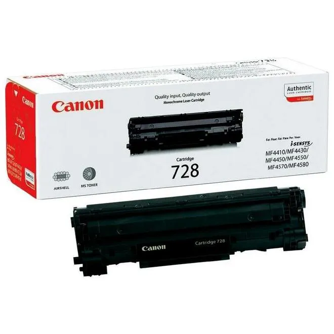 Cartuş Canon 728, Negru