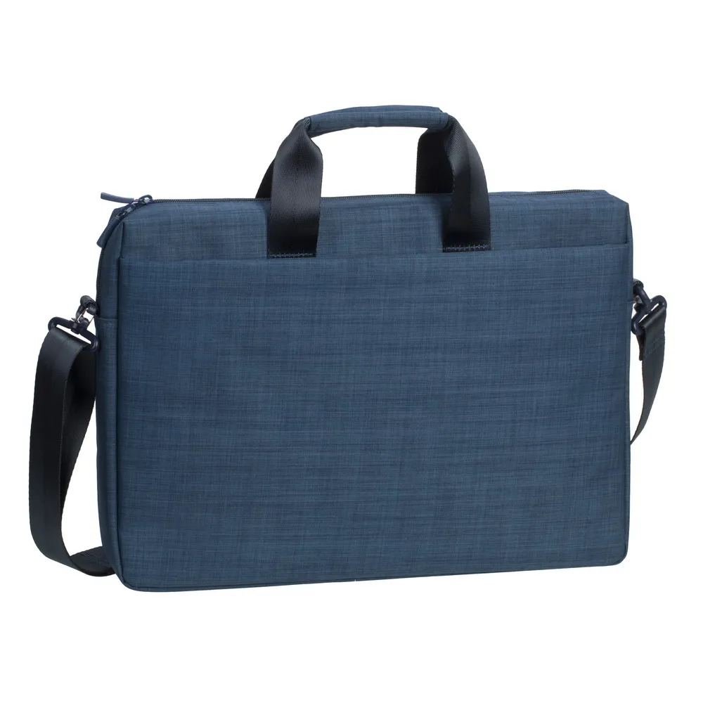Geantă pentru Laptop RivaCase Biscayne, 15.6", Poliester, Albastru