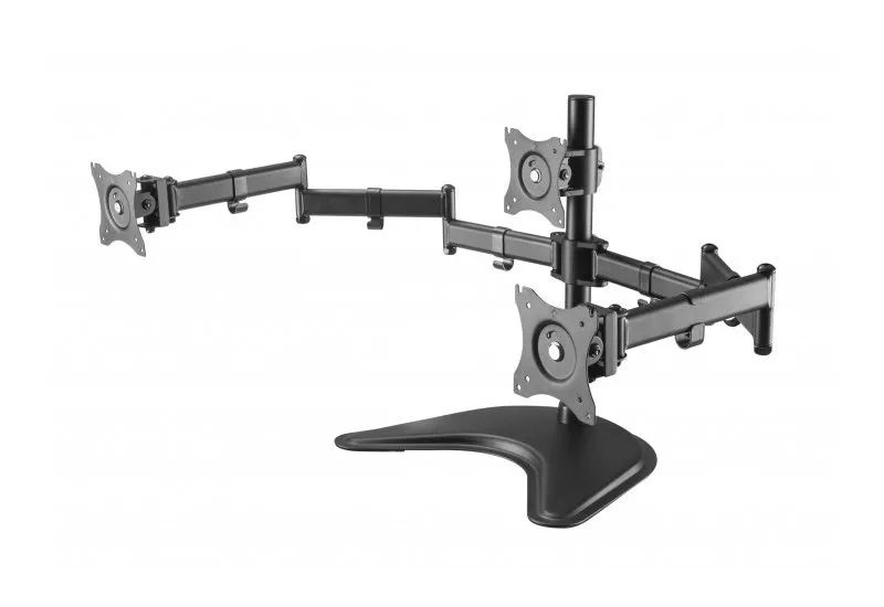 Suport birou pentru monitoare ITech MBS-13M, Negru
