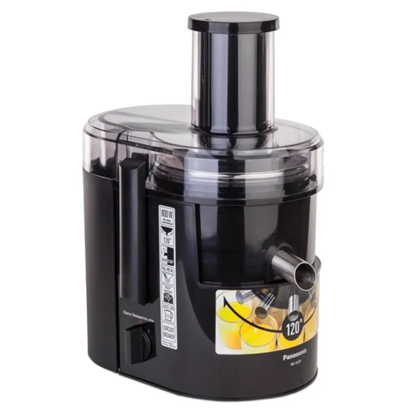 Storcător de fructe și legume Panasonic MJ-SJ01KTQ, Negru