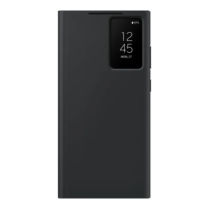 Husă Portmoneu Samsung Smart View for Galaxy S23 Ultra, Negru