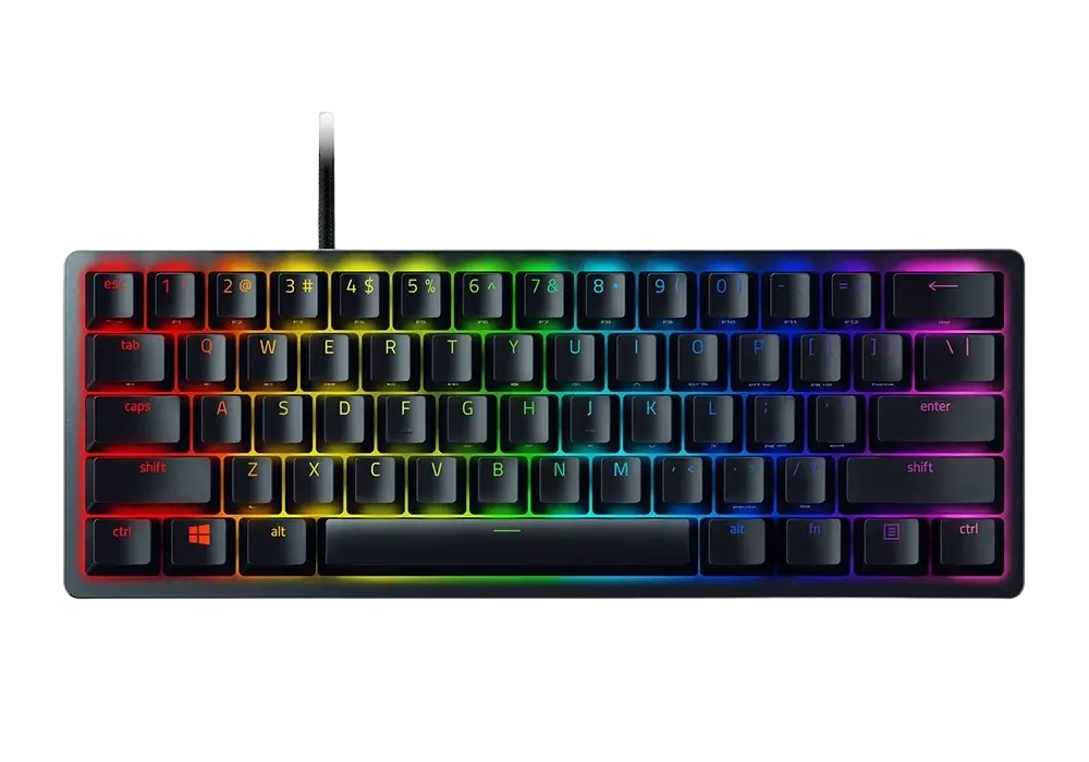 Gaming Keyboard Razer Huntsman Mini, Optical Linear SW, Doubleshot PBT Keycaps,US Layout,USB, Black