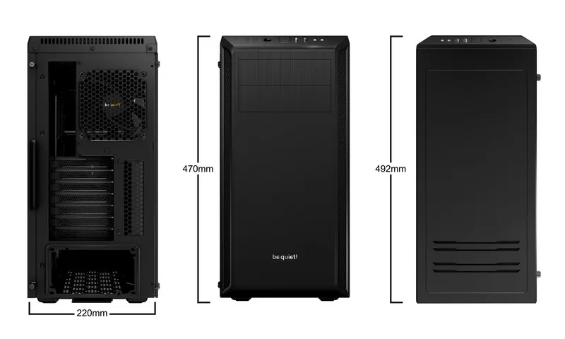 Carcasă PC be quiet! Pure Base 600 Window, Midi-Tower, ATX PS2 , Negru